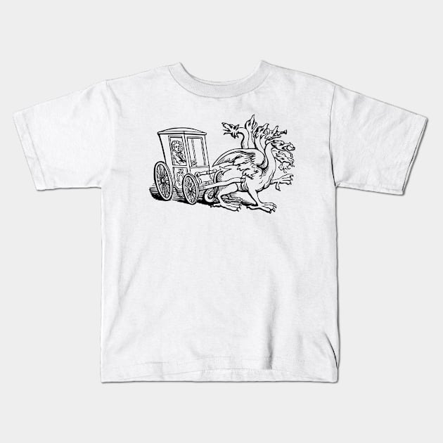 Dragon Kids T-Shirt by linesdesigns